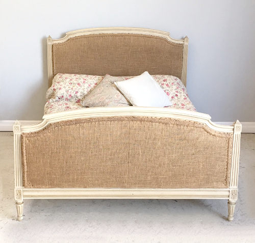 old french capitone bed